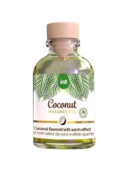 INTT - VEGAN MASSAGEGEL MET KOKOSNOOTSMAAK EN WARMTE-EFFECT