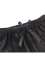 SUBBLIME - 953935 LÄSSIGE SEIDENNACHTHEMD + SPITZENHOSE SCHWARZ S/M