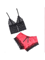 SUBBLIME - 953966 CHEMISE DE NUIT DÉCONTRACTÉE EN SOIE + PANTALON EN D