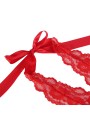 SUBBLIME - 953973 SEXY BODY MET RUCHES + RODE RIEM S/M