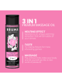 BRUMA - ÓLEO DE MASSAGEM PREMIUM EFEITO CALOR SABOR GOMA 3 EM 1 - 100 