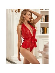 SUBBLIME - 953980 BODY SEXY COM BABADOS + CINTO VERMELHO L/XL