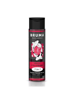 BRUMA - ÓLEO DE MASSAGEM PREMIUM EFEITO CALOR SABOR MORANGO 3 EM 1 - 1