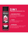 BRUMA - PREMIUM-MASSAGEÖL MIT WÄRMEEFFEKT, ERDBEERE-GESCHMACK 3 IN 1 -