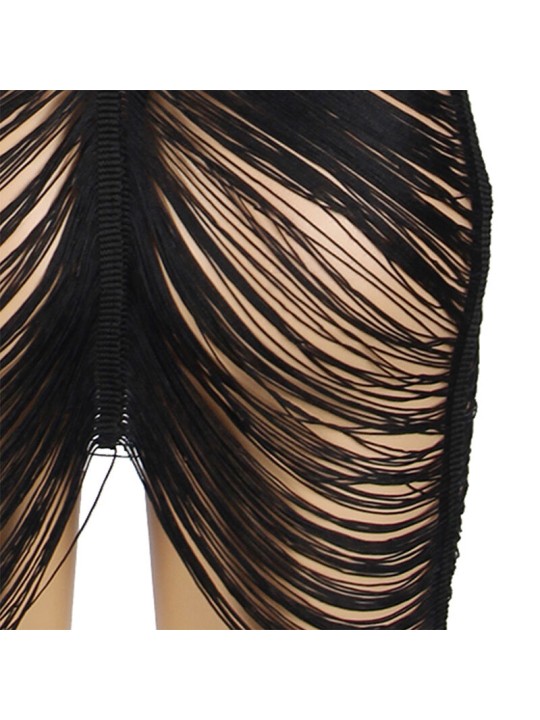 SUBBLIME - 954239 ABITO CON SPALLINE + PERIZOMA NERO L/XL