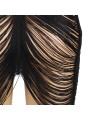 SUBBLIME - 954239 ABITO CON SPALLINE + PERIZOMA NERO L/XL