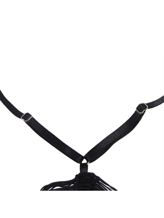 SUBBLIME - 954239 ABITO CON SPALLINE + PERIZOMA NERO L/XL