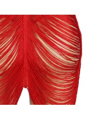 SUBBLIME - 954246 ABITO CON SPALLINE + PERIZOMA ROSSO S/M