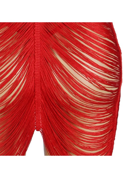 SUBBLIME - 954246 ROBE À BRETELLES + STRING ROUGE S/M
