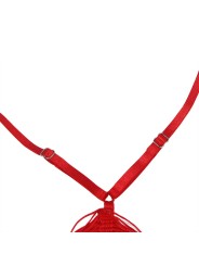 SUBBLIME - 954246 ROBE À BRETELLES + STRING ROUGE S/M