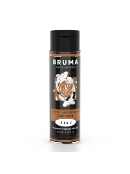 BRUMA - ÓLEO DE MASSAGEM PREMIUM EFEITO CALOR SABOR CUPCAKE 3 EM 1 - 1