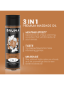 BRUMA - HUILE DE MASSAGE PREMIUM EFFET CHALEUR SAVEUR CUPCAKE 3 EN 1 -