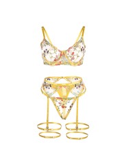 SUBBLIME - 954352 GELE BH MET BLOEMENDESIGN + TRINDER + KOUSENBAND L/X