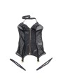 SUBBLIME - 954451 ROBE SEXY EN MAILLE CUIR NOIR L/XL