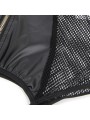 SUBBLIME - 954451 SEXY MESH KLEID LEDER SCHWARZ L/XL