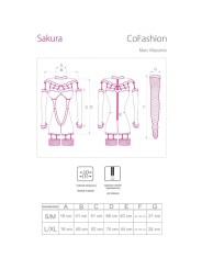 LIVCO CORSETTI FASHION - SAKURA CF 90357 JUMPSUIT + LANGE HANDSCHUHE +