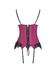 LIVCO CORSETTI FASHION - AGRAFENA CF 90436 CORSETTO + PERIZOMA BORDEAU