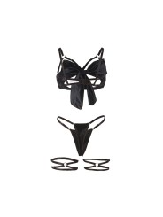 SUBBLIME - 955199 VERSTELBARE ZWARTE STRIK BH SET S/M