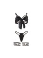 SUBBLIME - 955199 VERSTELBARE ZWARTE STRIK BH SET S/M