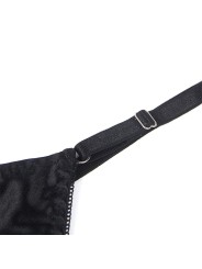SUBBLIME - 955199 SET SUJETADOR CON LAZO NEGRO AJUSTABLE S/M