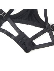SUBBLIME - 955199 SET SUJETADOR CON LAZO NEGRO AJUSTABLE S/M