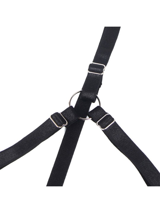 SUBBLIME - 955199 VERSTELBARE ZWARTE STRIK BH SET S/M