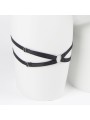 SUBBLIME - 955205 BH-SET MIT VERSTELLBARER SCHWARZER SCHLEIFE L/XL
