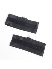 SUBBLIME - 955243 SUTIÃ BONDAGE PRETO COM CONJUNTO DE LIGA L/XL