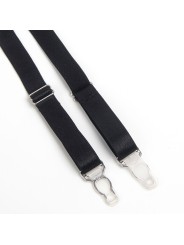 SUBBLIME - 955243 SUTIÃ BONDAGE PRETO COM CONJUNTO DE LIGA L/XL