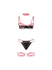 SUBBLIME - 955298 CONJUNTO DE SUTIÃ COM COLAR E DETALHES NAS PERNAS RO