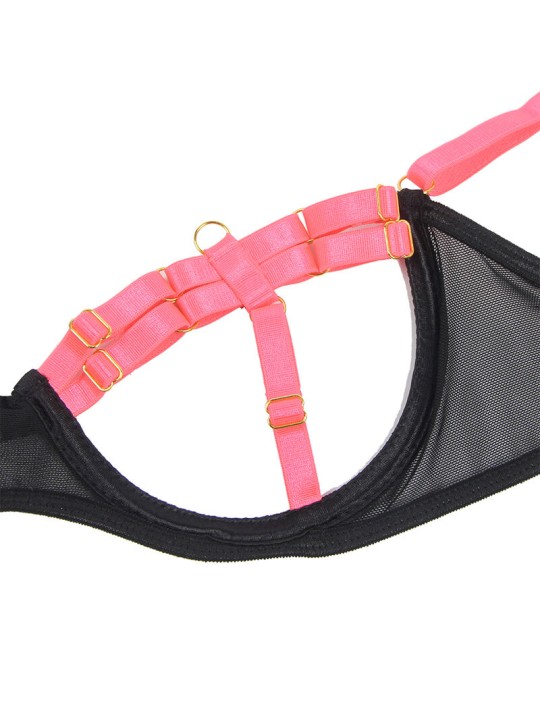 SUBBLIME - 955298 CONJUNTO DE SUTIÃ COM COLAR E DETALHES NAS PERNAS RO