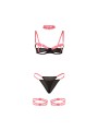 SUBBLIME - 955304 CONJUNTO DE SUTIÃ COM COLAR E DETALHES NAS PERNAS RO