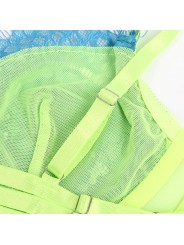SUBBLIME - 955328 CONJUNTO DE SUTIÃ COM RENDA E LINHAS DE LIGA VERDE E