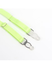 SUBBLIME - 955328 CONJUNTO DE SUTIÃ COM RENDA E LINHAS DE LIGA VERDE E