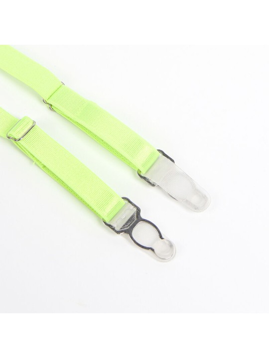 SUBBLIME - 955328 SET SUJETADOR CON ENCAJE Y LIGUEROS VERDE Y AZUL L/X