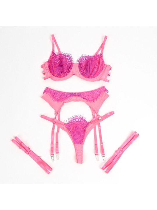 SUBBLIME - 955366 ENSEMBLE SOUTIEN-GORGE AVEC LIGNES DE DENTELLE ET JA