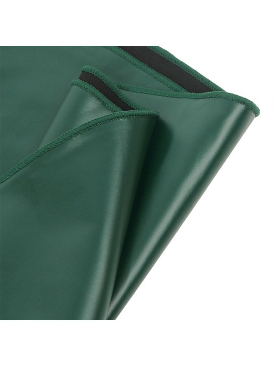 SUBBLIME - 955441 ROBE À BRETELLES EN CUIR VERT L/XL