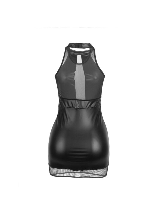 SUBBLIME - 955489 ROBE DOS NU AVEC TRANSPARENCES NOIRE L/XL
