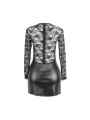 SUBBLIME - 955595 ABITO MANICA LUNGA CON PIZZO NERO S/M