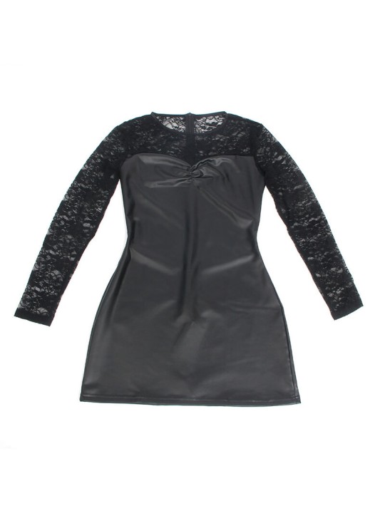 SUBBLIME - 955595 ABITO MANICA LUNGA CON PIZZO NERO S/M