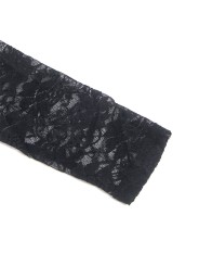 SUBBLIME - 955595 ABITO MANICA LUNGA CON PIZZO NERO S/M