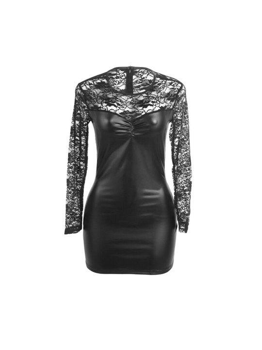 SUBBLIME - 955601 LANGE MOUW JURK MET ZWARTE KANT L/XL