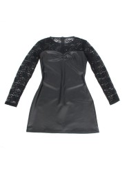 SUBBLIME - 955601 LANGE MOUW JURK MET ZWARTE KANT L/XL