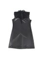 SUBBLIME - 957544 ABITO IN PELLE CON COLLO IN PIZZO NERO S/M