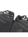 SUBBLIME - 957544 LEDERKLEID MIT SPITZENKRAGEN SCHWARZ S/M