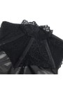 SUBBLIME - 957551 LACE COLLAR LEATHER DRESS BLACK L/XL