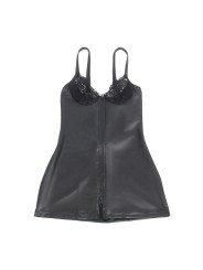 SUBBLIME - 957575 ABITO IN PELLE CON ZIP NERO L/XL