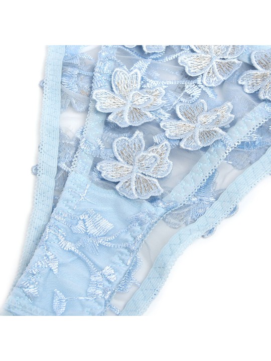 SUBBLIME - 957629 CONJUNTO SUJETADOR Y PANTIES CON BORDADOS DE FLORES 