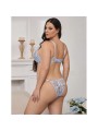 SUBBLIME - 957636 BH- UND SLIP-SET MIT BLUMENSTICKEREI HIMMELBLAU L/XL