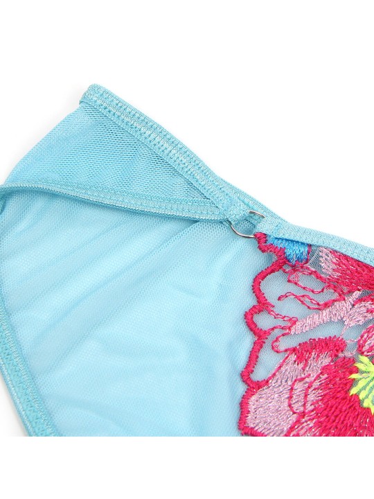 SUBBLIME - 957643 BLOEM GEBORDUURDE BH EN KOUSENBAND SET ROZE S/M